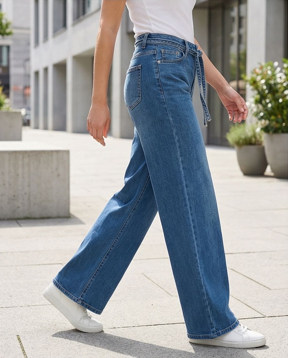 Wide-Leg Jeans im Streetstyle — Fischer Fashion Cham